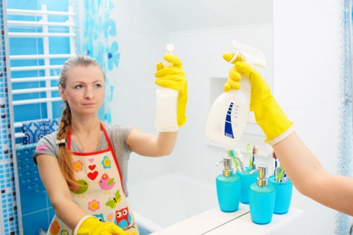A responsible cleaning team symbolizing ethical business practices