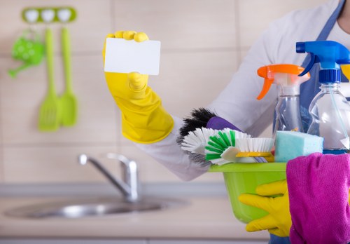 Professional house cleaning in a Greenwich home