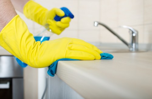 Thorough deep cleaning in a Greenwich bathroom
